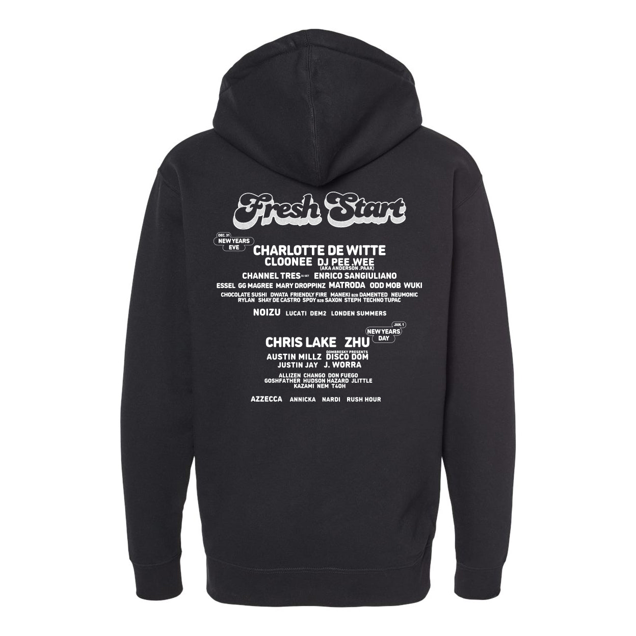 Fresh Start 2025 Zip-Up Hoodie