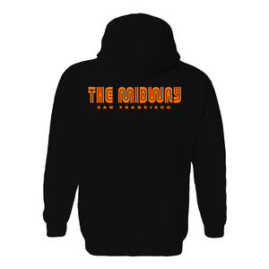 The Midway Orange Zip-Up Hoodie