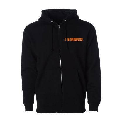 The Midway Orange Zip-Up Hoodie