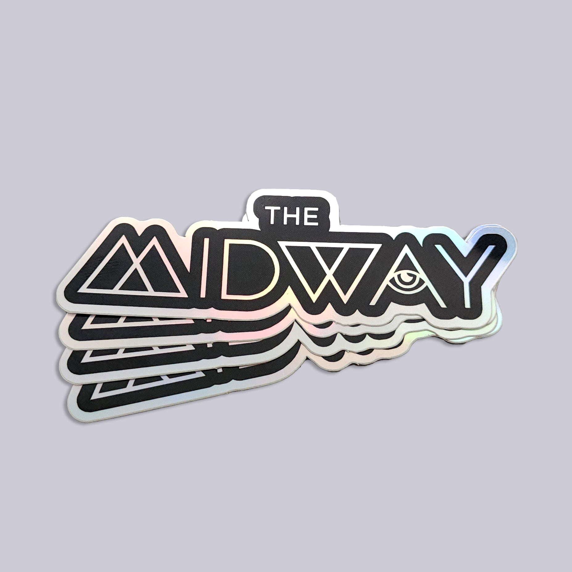 The Midway Holographic Sticker